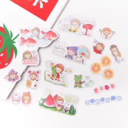 330pcs/lot Kawaii Stationery Stickers Cartoon Girls Diary Planner Decorative Mobile Sticker Scrapbooking DIY Craft Sticker