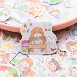 330pcs/lot Kawaii Stationery Stickers Cartoon Girls Diary Planner Decorative Mobile Sticker Scrapbooking DIY Craft Sticker