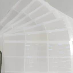100pcs 25x15mm Transparent Hologram Security Seal Semi-hidden Subtle Holographic Sticker Universal Original Genuine Label