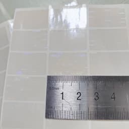 100pcs 25x15mm Transparent Hologram Security Seal Semi-hidden Subtle Holographic Sticker Universal Original Genuine Label