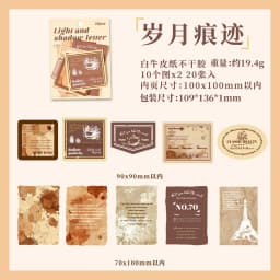 20pcs/lot Kawaii Stationery Stickers Light and Shadow Letter Scrapbooking Album Junk Journal Happy Planner Diary Stickers