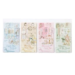 20pcs/1lot Kawaii Scrapbook Stickers tea party Junk Journal Gold Planner Stationery Decorative