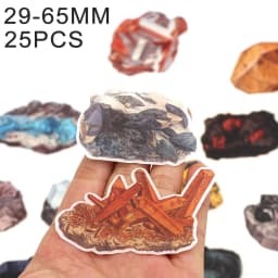 Vintage Ore Stickers Crystal Gem Washi Paper Stickers Decorative Diary Stickers Scrapbooking For Children Stationery