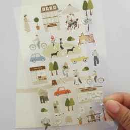 Korean Import Suatelier Slow Walking Dog Life Waterproof PVC Stickers Scrapbooking Diy Stationery Phone Sticker Decor Supply