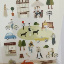 Korean Import Suatelier Slow Walking Dog Life Waterproof PVC Stickers Scrapbooking Diy Stationery Phone Sticker Decor Supply