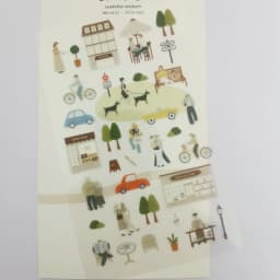 Korean Import Suatelier Slow Walking Dog Life Waterproof PVC Stickers Scrapbooking Diy Stationery Phone Sticker Decor Supply