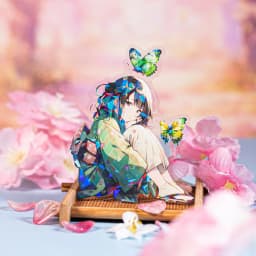 5pcs/1pack Kawaii Stationery Stickers Sakura maiden Diary Planner Decorative Mobile Stickers Scrapbooking Craft Stickers