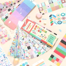 Journal GO 30pcs Cute Basic Colorful Stickers for Planner Diary Card Making Scrapbooking Journaling diy Stationery Decals