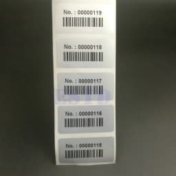 1 Roll Digital 1000pcs Waterproof Consecutive Number Labels Number Stickers Tags Serial Numbers and Barcode 40mm x 20mm