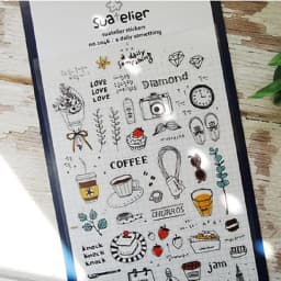Korean Import Suatelier Daily Something Stickers Scrapbooking Diy Journal Stationery Sticker Deco School Supplies Gift 1046