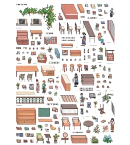 Kawaii 3D Small Town Life Miniature Scene Stickers DIY Scrapbooking Stacking Paste Game Stickers Children's Festival Gifts