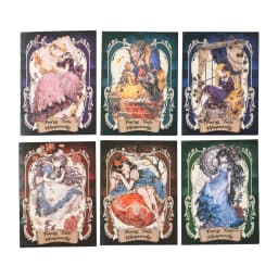 JIANWU Vintage Dark Fairy Tale Character Landscape Material Collage Scrapbooking PET Sticker Creative DIY Journal Stationery