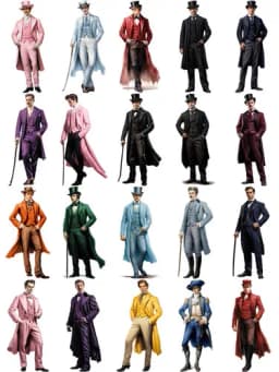 16Pcs/Pack Victorian Gentlemen and Ladies Sticker DIY Craft Scrapbooking Album Junk Journal Decorative Stickers