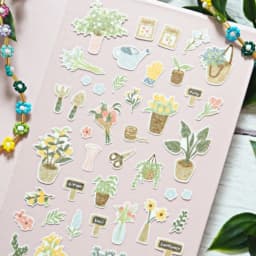 Korean Import Suatelier Fresh Flower Bouquet Paper Stickers Scrapbooking Diy Journal Stationery Sticker Deco Aesthetic School