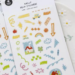 Korean Import Suatelier Color Your Days PVC Sticker Scrapbooking Diy Journaling Diary Decor Stationery Sticker School Gift