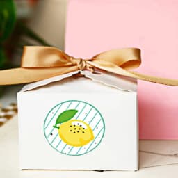 100-500pcs 1 inch 8 Kinds of Design Lemon Stickers Thank You Stickers for Envelope Seals Business Packaging Party Favors Decor