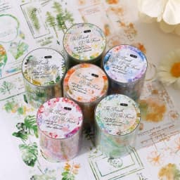 Journal GO 5x200cm Forest Butterflies PET Tape Landscape Stickers DIY Scrapbooking Diary Collge Junk Journal Masking Tape