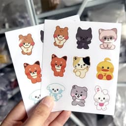 ZB1 ZERONI Cartoon PVC Waterproof Stickers Zerobaseone Hanbin Yujin Zhanghao Phone Cup Guitar Self-adhesive Decal Stickers