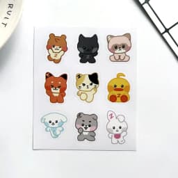 ZB1 ZERONI Cartoon PVC Waterproof Stickers Zerobaseone Hanbin Yujin Zhanghao Phone Cup Guitar Self-adhesive Decal Stickers