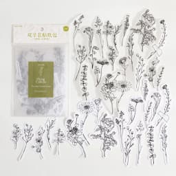 40pcs Kawaii Stationery Stickers Four Seasons Secret Realm Series Junk Journal Diary Planner Decorative Mobile Sticker