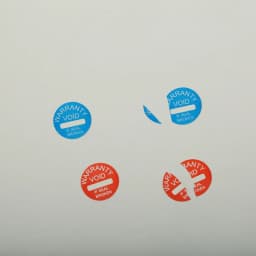 1000pcs/Lot Diameter 10mm Warranty Label Sticker Void If Seal Broken Damaged
