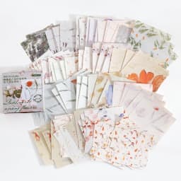 100pcs/lot Memo Pads Material Paper Vintage Fingertip Junk Journal Scrapbooking Cards Retro Background Decoration Paper