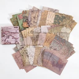 100pcs/lot Memo Pads Material Paper Vintage Fingertip Junk Journal Scrapbooking Cards Retro Background Decoration Paper