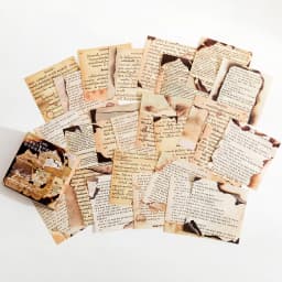 100pcs/lot Memo Pads Material Paper Vintage Fingertip Junk Journal Scrapbooking Cards Retro Background Decoration Paper