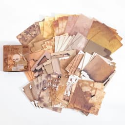 100pcs/lot Memo Pads Material Paper Vintage Fingertip Junk Journal Scrapbooking Cards Retro Background Decoration Paper