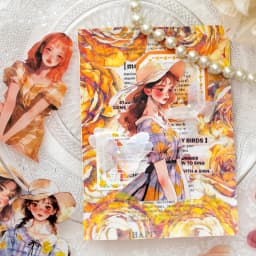 Journal GO 30pcs Ins PET Stickers Girls Life Combo Kit DIY Scrapbooking Materials Collage Card Craft Diary Decor Materials
