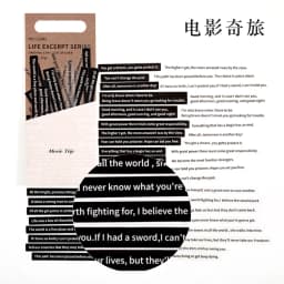 40pcs Warm Word Daily Moments Phrase Stationery Supplies Planner Stickers Bullet Journaling Deco Album DIY Stationery Stickers