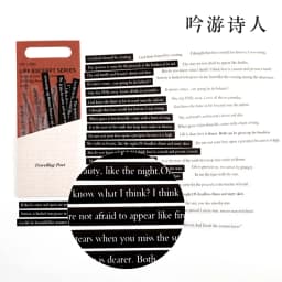 40pcs Warm Word Daily Moments Phrase Stationery Supplies Planner Stickers Bullet Journaling Deco Album DIY Stationery Stickers
