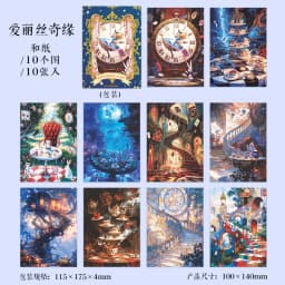 10pcs/1lot Kawaii Scrapbook Sticker A Midsummer Night's Dream Scrapbooking Supplies Planner Decorative Stationery Sticker