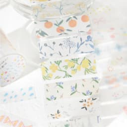 Journal GO 5x200cm INS Flower Sticker Tape for Collage Junk Journal Scrapbooking Decor Planner Card Album Handmade Masking Tape