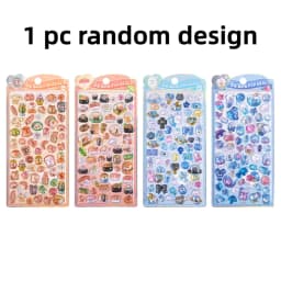 Japanese Style Mini Sweet Drop 3D Relief Stickers Scrapbooking DIY Journaling Stationery Diary Decor Cute Stickers School Supply