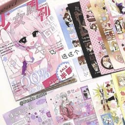 Japanese Retro Cute Girls' Weekly Series Decorative Stickers Book Scrapbooking Phone DIY Journal Collage Material Sticker Gift