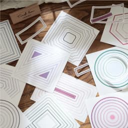 Journal GO 20pcs/lot Simple Scrapbooking Frame Stickers Junk Journal Planner Stationery Sticker Planner Decoration Boarder Label