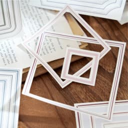 Journal GO 20pcs/lot Simple Scrapbooking Frame Stickers Junk Journal Planner Stationery Sticker Planner Decoration Boarder Label