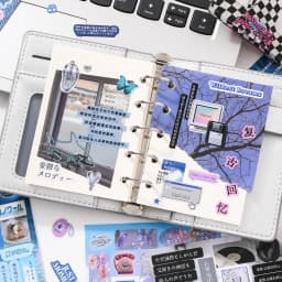 20sheets retro English letter die cut sticker book creative handbook decoration DIY scrapbook Junk Journal aesthetic supplies