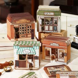 Mr. Paper Open a Shop Material Pack 25 Sheets - 3D Composite Cottage Materials, Journal Store Diorama, Creative Decor Supplies