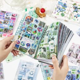 30sheets Kawaii Japanese Aesthetic Stationery Sticker Book Creative Decoration DIY Scrapbook Cute Diary Stickers