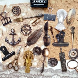 25 Sheets Vintage Nostalgic objects Scrapbooking Sticker Pack PET Materials Creative Stickers DIY Collage Journaling Supplies