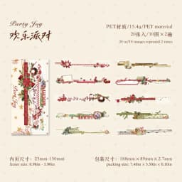 20pcs/1lot Kawaii Scrapbook Sticker Encountering Christmas Scrapbooking Supplies Planner Decorative Craft Stationery Sticker