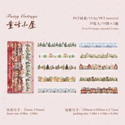 20pcs/1lot Kawaii Scrapbook Sticker Encountering Christmas Scrapbooking Supplies Planner Decorative Craft Stationery Sticker