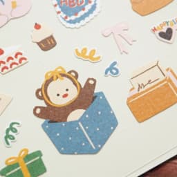 Korean Import Suatelier Go Camping Puppy Party Day Stickers Scrapbooking Diy Journal Dairy Cute Decor Stationery Sticker