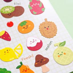 Korean BONITO Cute Farm Nylon Stickers Scrapbooking Diy Journal Diary Sticker Cute Decor Gift Stationery Sticker School Gifts