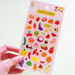 Korean BONITO Cute Farm Nylon Stickers Scrapbooking Diy Journal Diary Sticker Cute Decor Gift Stationery Sticker School Gifts