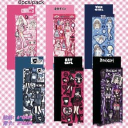 Sharkbang New Arrival 1/4/6/8pcs BOBO Scrapbook Stickers Korean Decor Lable Journal Album Stationery Kawaii Sticker Suppliers