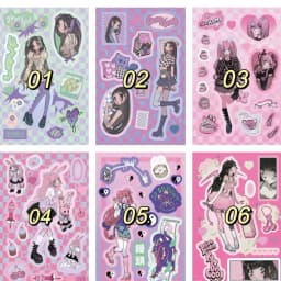 Sharkbang New Arrival 1/4/6/8pcs BOBO Scrapbook Stickers Korean Decor Lable Journal Album Stationery Kawaii Sticker Suppliers