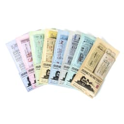 50pcs/lot Kawaii Scrapbook Sticker Journey tickets Scrapbooking Supplies diary Planner Decorative Craft Stationery Sticker